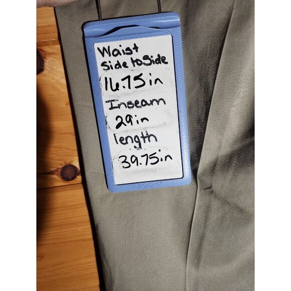 LL Bean Chino Classic Fit Pants 33X29 100% Cotton Covered Back Pocket - Picture 3 of 9